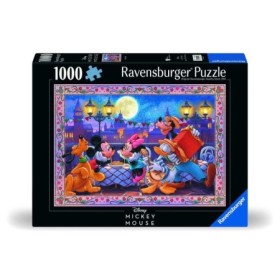 Puzzle Mickey si Minnie la cina 1000 piese design nou